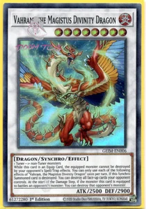 Yugioh! Vahram, der Magistus-Göttlichkeitsdrache GEIM-DE006 (SR) 1. Auflage - Bild 1 von 1