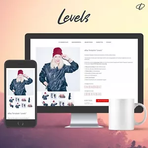 eBay Template / Vorlage | Desktop- und Mobilgeräte | HTML Editor Videoanleitung - Bild 1 von 8