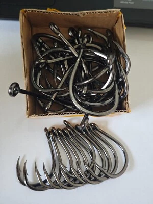 Ganchos de pesca ganchos circulares anzuelos de pesca de caza grande anzuelos de cebo vivo 6/0# 9/0# 12/0 Foto 1 de 2