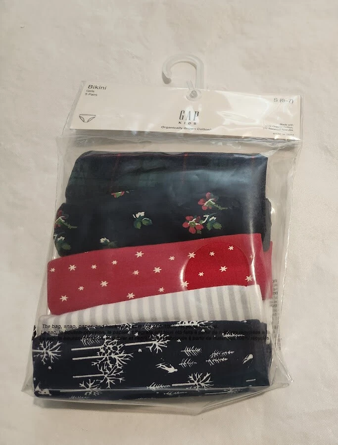 Nuevo en Paquete Ropa Interior Bikini Estampado Navidad Invierno Gap Niños Niñas Foto 1 de 1