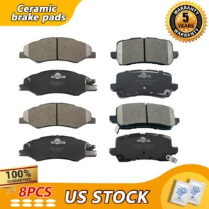 Front & Rear Ceramic Disc Brake Pads For 2020 2019 2018 Honda Odyssey - Picture 1 of 6
