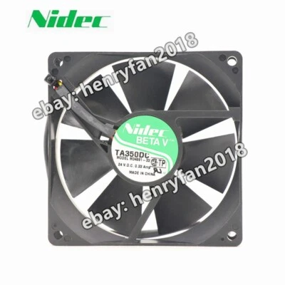 Nidec TA350DC M34691-33 Axial Fan DC24V 0.33A 92x92x25mm 3Wire Case /Chassis Fan - Image 1 of 4