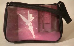 NEW TINKER BELL HAND ON HIP SMALL BLACK HANDBAG PURSE - Picture 1 of 1