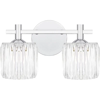 Luz de tocador Quoizel SPD8614 Spade 2 luces 14"W - cromada Foto 1 de 4