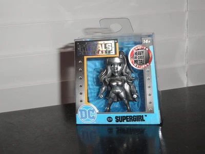 JADA TOYS 2016  METALS DIE-CAST DC UNIVERSE M394 SUPERGIRL ALL SILVER FIGURE - Image 1 of 3