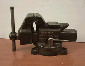 Vintage Desmond Stephan Co. 3" Simplex Utility No. 100 Schraubstock USA  - Bild 1 von 19
