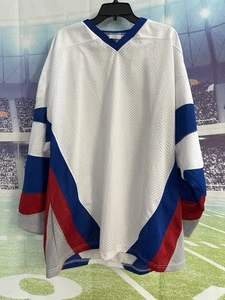 K1 Sportswear Hockey Blank Jersey Mens XL Ice Hockey Shirt Polyester USA NAHL - Picture 1 of 10