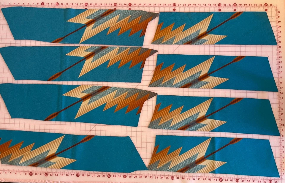 New Pendleton Wool blanket fabric remnants - Pagosa Springs - appx 1.13 lb - Image 1 of 4