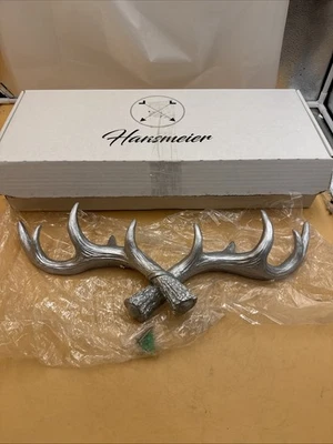 Geweih Wandgarderobe Kleiderhaken Wanddeko Deko Vintage Flur Hansmeier - Bild 1 von 4