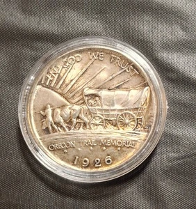 USA 1926 Silver Half Dollar - Oregon Trial - Really nice! - Picture 1 of 2
