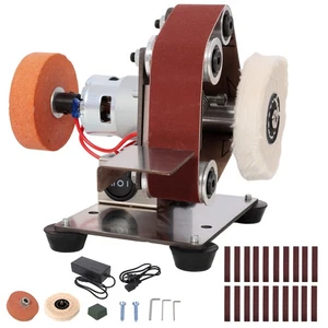 Mini Elektro Bandschleifer Messer-Schärfer Schleifmaschine 96W Tischschleifer - Bild 1 von 18