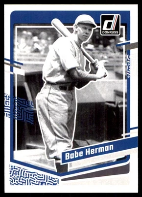 Babe Herman 2023 Donruss #170 Brooklyn Robins MLB LEER ENVÍO GRATUITO AutographDen Foto 1 de 2