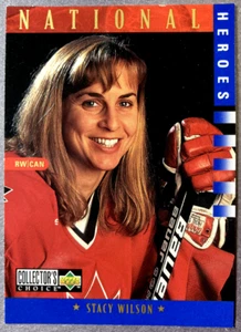 1997-98  UD Collector's Choice National Heroes #287 Stacy Wilson Team Canada - Picture 1 of 1