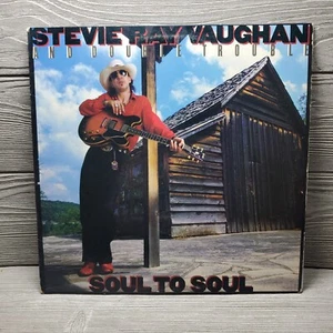 Stevie Ray Vaughan - Soul to Soul - Vinyl 1985 Epic FE40036 - Picture 1 of 13