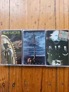 3 x ALBUMS SLAUGHTER Stick It+GREAT WHITE Hooked+LYNCH MOB s/t CASSETTE TAPE - Picture 1 of 7