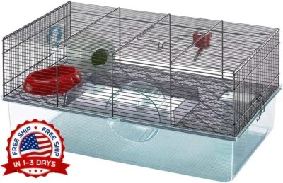 Jaula Para Animales Pequeños Ratas Hurones Hamster Y Mas Los Mantiene Seguros EUA - Imagem 1 de 4
