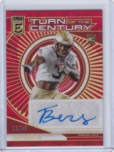 Trey Benson Auto 2024 Panini Donruss Elite Turn of the Century RC Rookie /49 Red - Bild 1 von 1