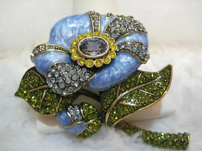 Pin HEIDI DAUS "Budding Romance" Cristal Floral (Violeta) (Original $129.95)-¡ÚLTIMO! Foto 1 de 4
