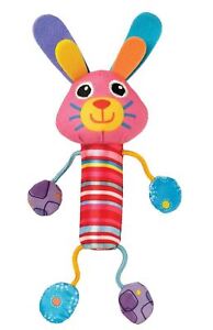 Lamaze Cheery Chimes Bunny Soft Fun Activity Baby Toy Multicoloured