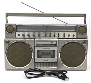Vintage Panasonic Platinum RX-5150 AM/FM Cassette Boombox Powers On ~ PARTS ONLY - Picture 1 of 15