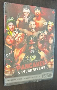 PRO WRESTLING REVOLVER -- Pancakes Piledrivers 2017 DVD -- Pentagon -- SEALED - Imagen 1 de 2