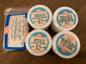 Lot Dentaurum Remanium Cs And CD & GM 380 Dental Alloys - Picture 1 of 4