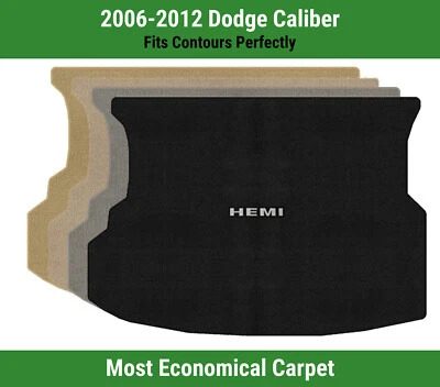 Alfombra de cubierta Lloyd Velourtex para Dodge Caliber '06-12 con Hemi plateado sobre negro Foto 1 de 4