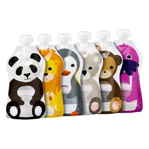 Reusable Baby Food Pouches for Toddlers | BPA Free Plastic, Food Safe, Freezer S - Picture 1 of 8