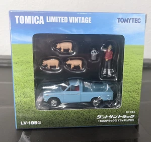 TOMICA LV-N195b SET DATSUN PICKUP 1500 DELUXE \ FIGURES 1:64 LIMITED VINTAGE - Picture 1 of 8