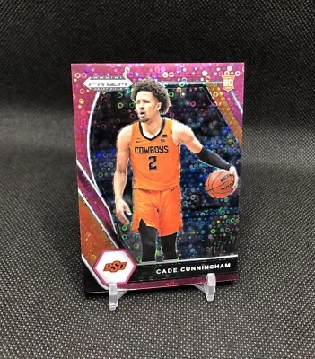 Prizm Draft Picks 2021 Cade Cunningham/20 Pink Fast Break Prizm SSP RC No. 1 📈 Foto 1 de 4