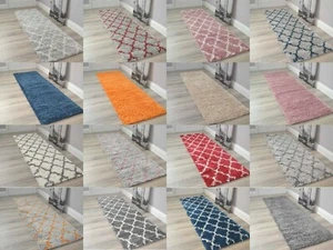 Shaggy Hall Runner Rugs Teddy Soft Short Narrow Hallway Hall Floor Mats Cheap - Picture 1 of 31