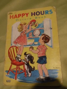 HAPPY HOUR PICTURE BOOK 1962 COPYRIGHT BY JAMES AND JONATHAN INC = LOWE - Picture 1 of 5