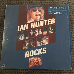 IAN HUNTER - ROCKS (LIVE 1981 NY) JAPAN Laserdisc. In shrink w/ obi & insert - Picture 1 of 3
