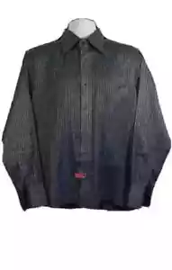 Camicia vintage Cream Class Premium da uomo M occasioni speciali con bottoni, a righe. G-5 - Foto 1 di 9