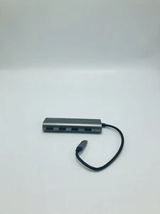Kingwin 4 x USB-C Port Hub Space Gray built-in surge protector, KSG-400-C - Picture 1 of 6