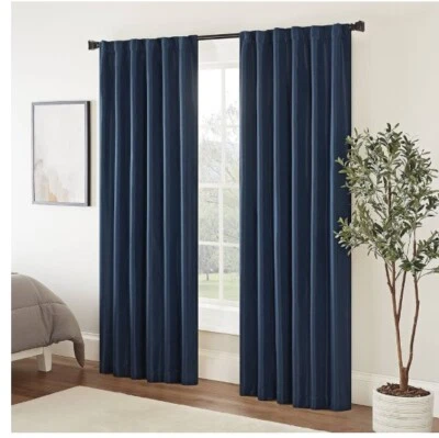 eclipse blackout Light Curtains Drapes Panels Window Privacy Home Indoors Decor - Image 1 of 4