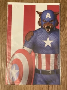 Captain America 1 2018 Midtown Comics Cap Wolf Virgin Variant - Picture 1 of 1