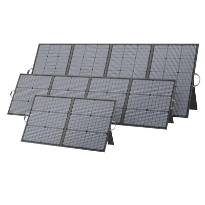 MHPOWOS Folding Solar Panel 440W 400W 220W for Bluetti AC70 AC180 Jackery Powerstations