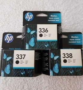 Genuine OEM Older HP Black Ink Cartridges: **336** **337** **338** Out of Date - Picture 1 of 12