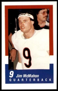 Super Bowl XX Super Stars 1986 #8 Jim McMahon HOF RARE Chicago Bears / BYU - Photo 1 sur 3