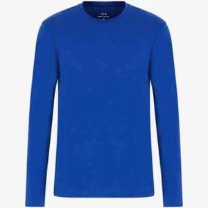 Armani Exhange Langarm Pima Trikot Rundhalsausschnitt/1506 blau [M] - Bild 1 von 3