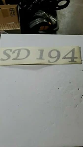 2 Lowe Boat Vinyl Boat decals, Gold, S D 194, MODEL NUMBER FREE SHIPPING - Picture 1 of 1