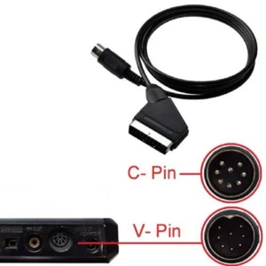 Replacement 1.8M Scart cable For Sega Megadrive 1 Genesis 1 Master System 1 RGB - Photo 1/8