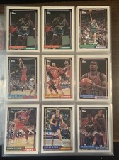 Individual 1992-93 NBA Topps Basketball Cards - Complete Your Set!