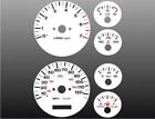 Instrument Cluster White Face Gauges for 1996-1998 Jeep Grand Cherokee