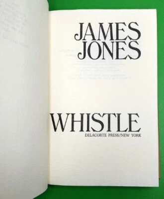 Whistle By, James Jones (1978) Hardcover Book Novel EUC - Imagem 1 de 4