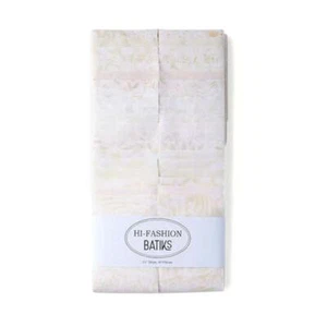 Cream Batiks Jelly Roll by Hi Fashion - Picture 1 of 2