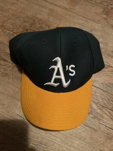 Cappello snapback vintage Twins lana Enterprise Oakland Athletics - Nuovo con etichette - Foto 1 di 4