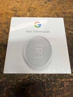 Google A01334-US Nest Smart Wi-Fi Thermostat Stainless Steel - Image 1 of 4