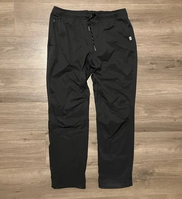 "Pantalones multideporte LL Bean para hombre talla grande 32"" negros rendimiento caminata al aire libre" Foto 1 de 4